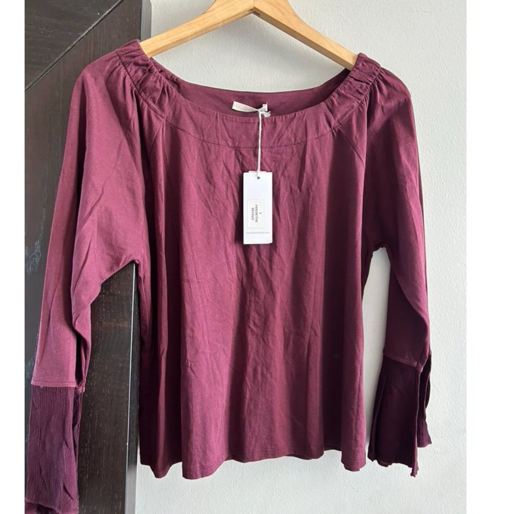 orchid skin Long sleeve organic cotton shirt